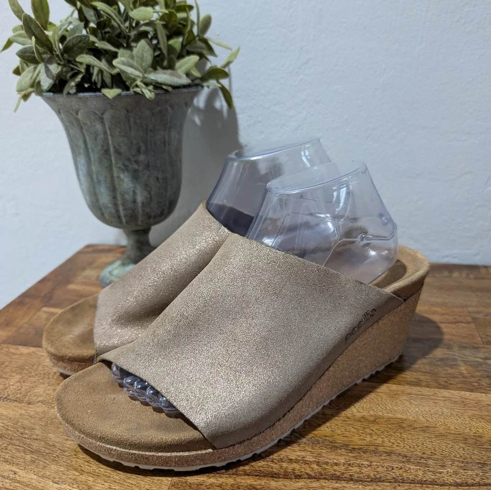 Birkenstock Women's Wedges Glenda Pecan Nb  women's size‎ 42